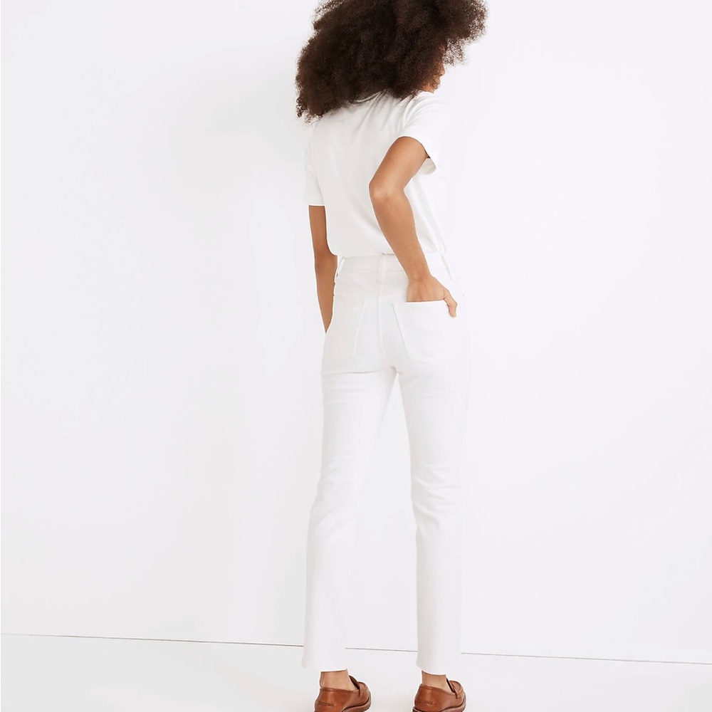 New without tags Madewell white wash denim jeans - Picture 4 of 10